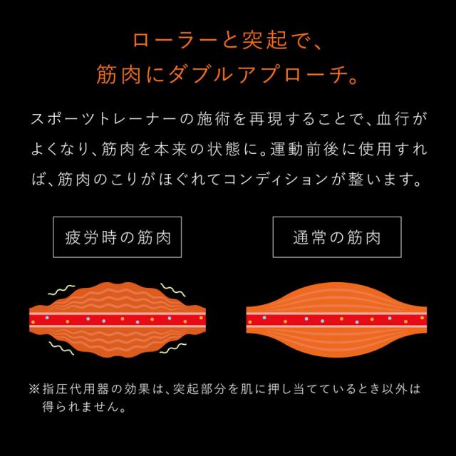 SIXPAD公式 シックスパッド コンディショニングローラー 指圧代用機器