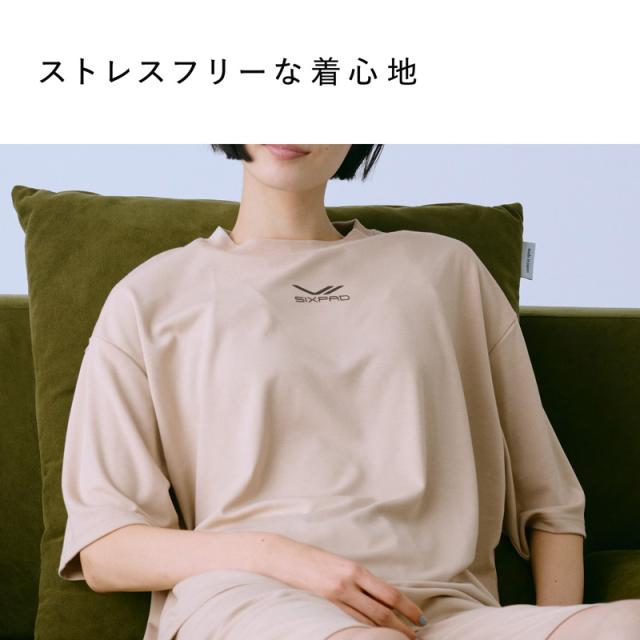 【期間限定10%OFF】 シックスパッド リカバリーウェア コンフォートロングシャツ SIXPAD チュニック ワンピース レディース リラックス トップス 体系カバー プレゼント ギフト シックスパッド 新作 母の日 敬老の日 誕生日_10