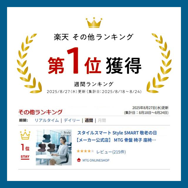 ポイント10倍／ 【座るだけで腰の負担を軽減】 スタイルスマート