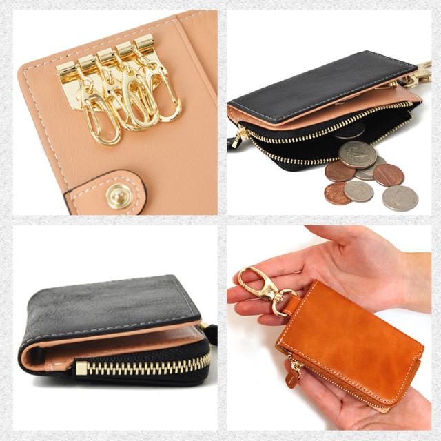 レザー キーケース 名入れ プレゼント 名前入り ギフト おしゃれ レディース メンズ 本革 キーホルダー コインケース 彼女 誕生日の通販はau Pay マーケット アールクオーツ