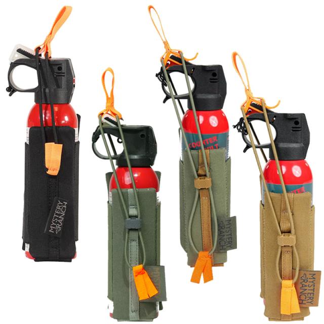 ミステリーランチ 熊撃退スプレー ホルダー 熊よけ スプレー ケースのみ ベアスプレー ホルスター 112713-001-00 バッグ 携帯 護身グッズ 黒 カーキ グリーン Mystery Ranch Bear Spray Holster Black 送料無料