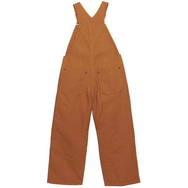 カーハート オーバーオール キッズ キャンバス ビブ オーバーオール つなぎ サロペット 男の子 子供服 ボーイズ 綿 コットン ブラウン 防寒 秋冬 暖かい ワークウェア 100 110 120 130 140 150 160 170cm Carhartt Boys Canvas Bib Overall Carharrt Brown 送料無料_2