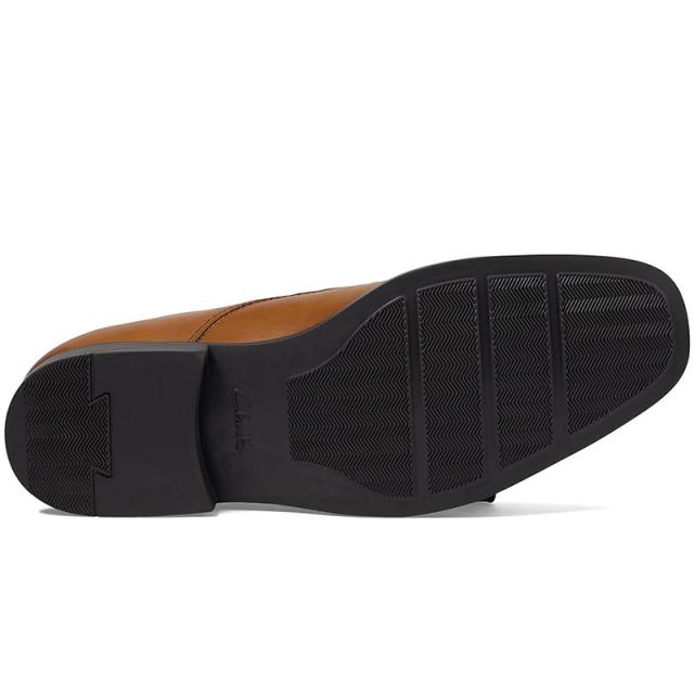 クラークス メンズ シューズ ティルデン キャップ Clarks men Clarks Tilden Cap 靴 革靴 ビジネスシューズ ビジネス 仕事 仕事用 通勤 紳士 ブランド Dark Tan Leather_2