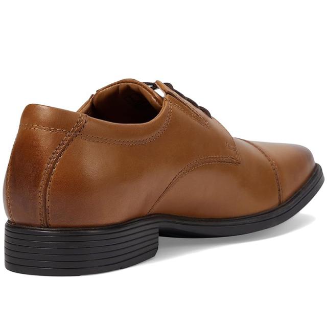 クラークス メンズ シューズ ティルデン キャップ Clarks men Clarks Tilden Cap 靴 革靴 ビジネスシューズ ビジネス 仕事 仕事用 通勤 紳士 ブランド Dark Tan Leather_4