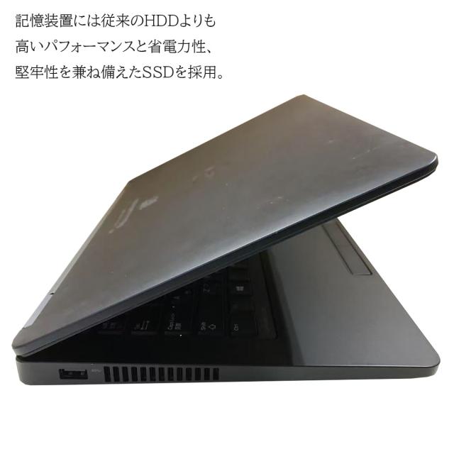 中古ノートパソコン Windows 11 office搭載 12.5型 モバイル DELL Latitude E5270 第6世代 Core i3 6100U メモリ8GB 高速SSD256GB Bluetooth 無線 カメラ ノート_2