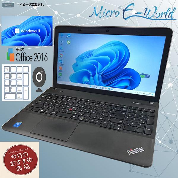 中古ノートパソコン Windows 11 15.6型 Lenovo ThinkPad E540 第4世代Core i5 8GB SSD128GB マルチ カメラ テンキー付 WPS 訳あり品の通販は