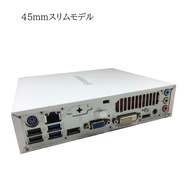 【中古】パソコン 小型デスクトップPC Windows11 EPSON Endeavor ST180E Core i3-6100T 3.20GHz メモリ4GB SSD256GB 無線あり WPS2_1