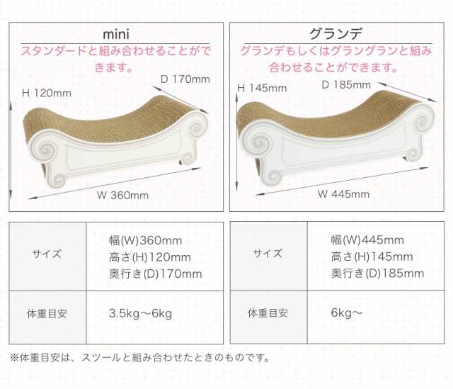 にゃん工学に基づいた 爪とぎソファー カリカリーナ Basic グラン