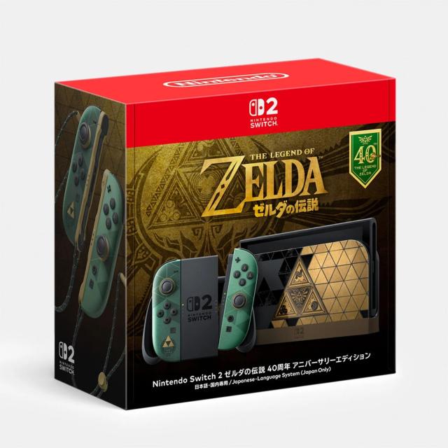 Swith Image 【送料無料・即日出荷・新品】Nintendo Switch 2 (日本語・国内専用) ゼルダの伝説 40周年 アニバーサリーエディション ...