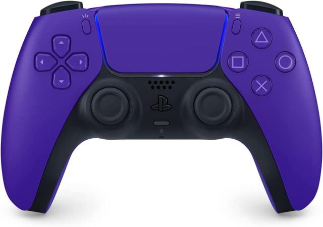 【送料無料】【中古】PS5 PlayStation 5 【純正品】DualSense ワイヤレスコントローラー ギャラクティック パープル(CFI-ZCT1J04)（箱説付き）
