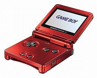 【送料無料】【中古】GBA ゲームボーイアドバンス 北米版 ゲームボーイアドバンスSP本体 フレイムレッド