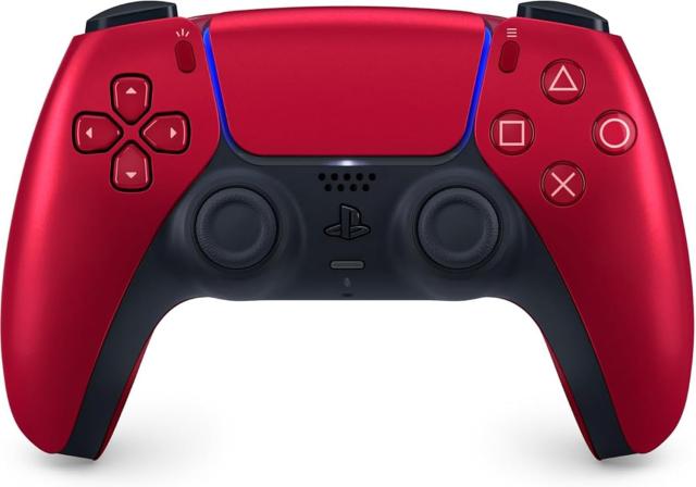 【送料無料】【中古】PS5 PlayStation 5 【純正品】DualSense ワイヤレスコントローラー ヴォルカニック レッド CFI-ZCT1J07（箱付き）