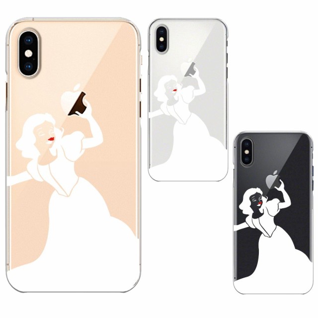 Iphonex Xs Iphonexs Max Iphonexr クリア 透明 ケース カバー レディホワイト 白雪姫の通販はau Pay マーケット まいすまけーす