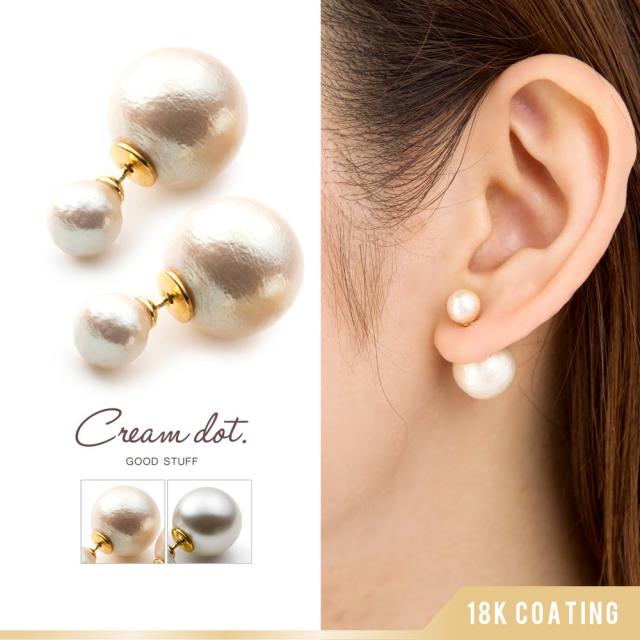 ゆうパケット送料無料 ピアス レディース パール 1粒 コットンパール バックキャッチ ゴールド アクセサリー プレゼント 大人 レディの通販はau Pay マーケット Cream Dot