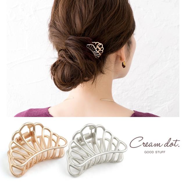 ゆうパケットok バンスクリップ ヘアクリップ レディース 小さめ ミニ ブランド ヘアアクセサリー シェルモチーフ マット 大人 上品 の通販はau Pay マーケット Cream Dot