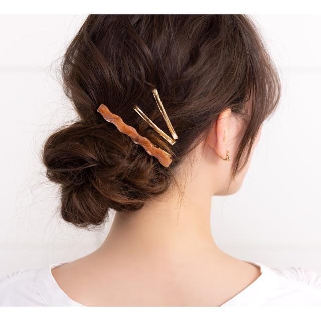Jewel VOX バレッタ ヘアアクセサリー 髪留め スクエア ラメ