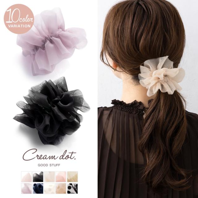 大人可愛い髪元に♡【CHANEL】ヘア シュシュ haruharu4545_mm-cho22002