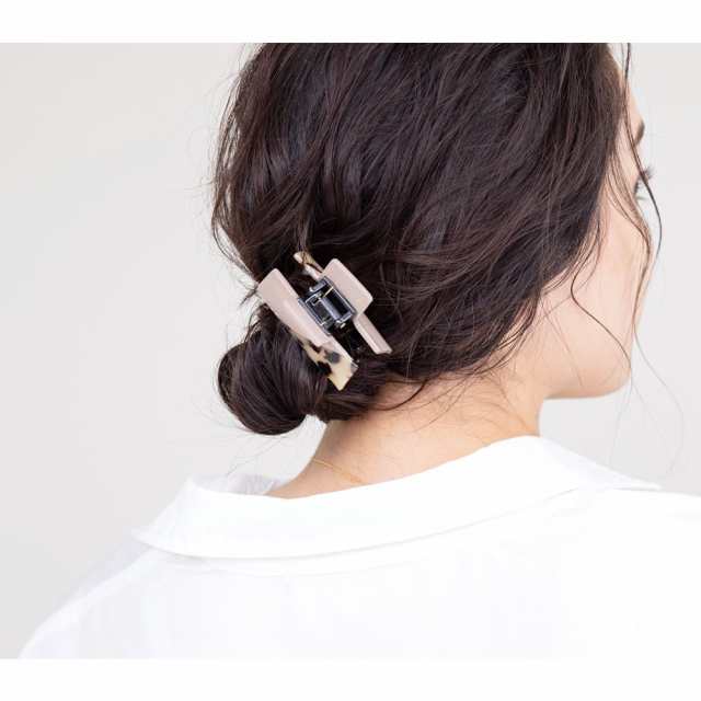 ゆうパケットOK】バンスクリップ ヘアクリップ レディース ヘアアクセサリー バイカラー マーブル 大人 上品 エレガント カジュアル フの通販はau  PAY マーケット - Cream dot.