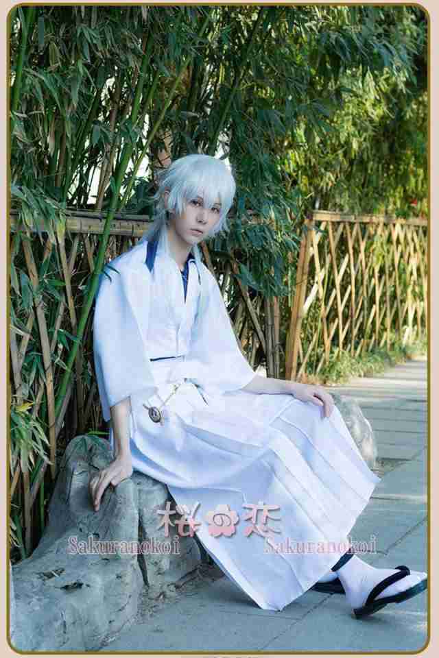 品数豊富！ bckediri 刀剣乱舞 ウィッグ・模擬刀 鶴丸国永 コスプレ