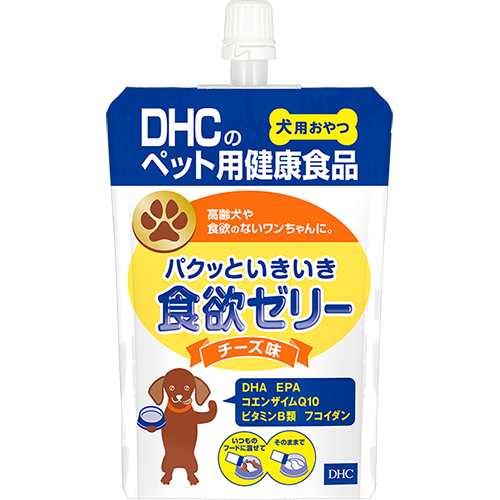 Dhc 犬用 国産 パクッといきいき食欲ゼリー チーズ味 130g メール便3個まで 納期10日程度の通販はau Pay マーケット くすりのポニー