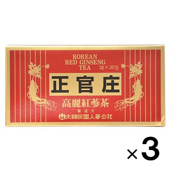 正官庄 高麗紅蔘茶 30包×３個（こうらいこうじんちゃ）