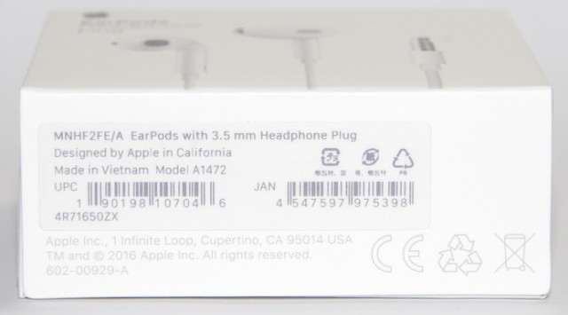 apple a1472 earpods headphone plug