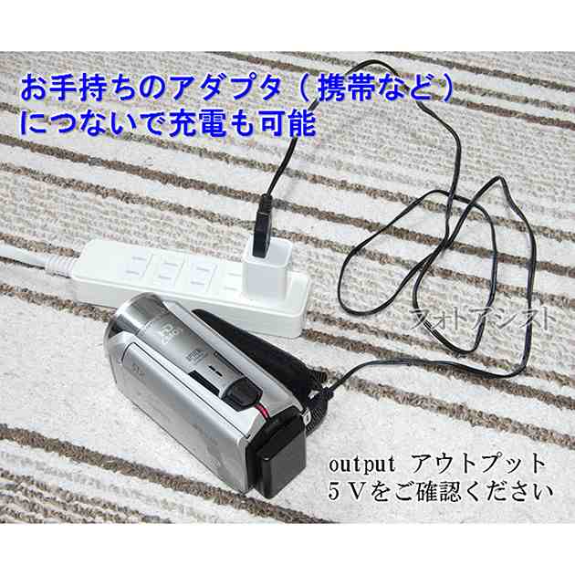 Canon製品対応 Ivis用usb電源ケーブル Ca 110対応商品に適合 Canon Ivismini等 送料無料 メール便 ゆうパケット の通販はau Pay マーケット フォトアシスト