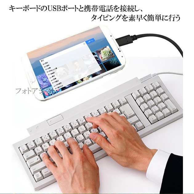 IODATA/アイ・オー・データ対応 USB-C - USBアダプタ OTGケーブル Type