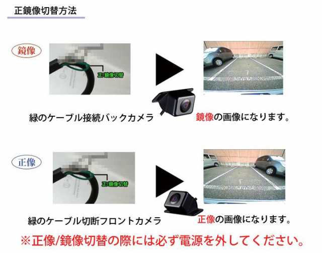 超小型 バックカメラ/フロントカメラ 防水、防塵、広角170度 高画質CMDレンズ ガイドライン切り替え可 正像/鏡像切替可 B031Nの通販はau  PAY マーケット - オリジンモール au PAY マーケット店