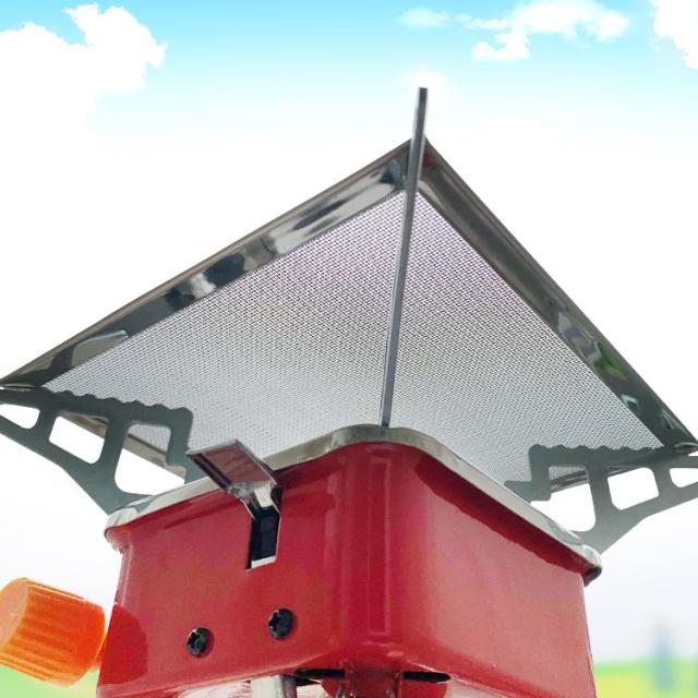 バーナーパッド シングルバーナー五徳 コンパクトバーナーにピッタリ キャンプ用品 約15×15cm 耐熱鋼メッシュ バーナーパッド BPD1515 その他ランタン・バーナー