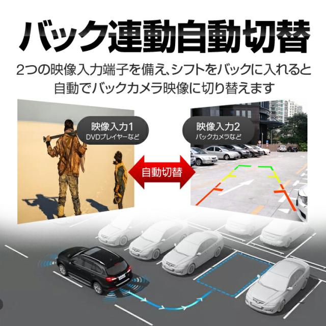 9インチモニター+バックカメラ+20mケーブル 3点セット 24V/12V対応 映像2系統入力 リモコン付属 OMT90NEWSET_3