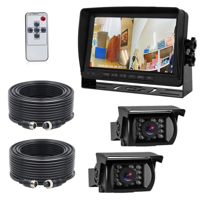 Ahdデジタルバックカメラ2個搭載 車載レコーダー 12 24v車兼用 上書き メモリカード録画 7インチdvrモニター Ahd70dvr2setの通販はau Pay マーケット オリジンモール Au Pay マーケット店