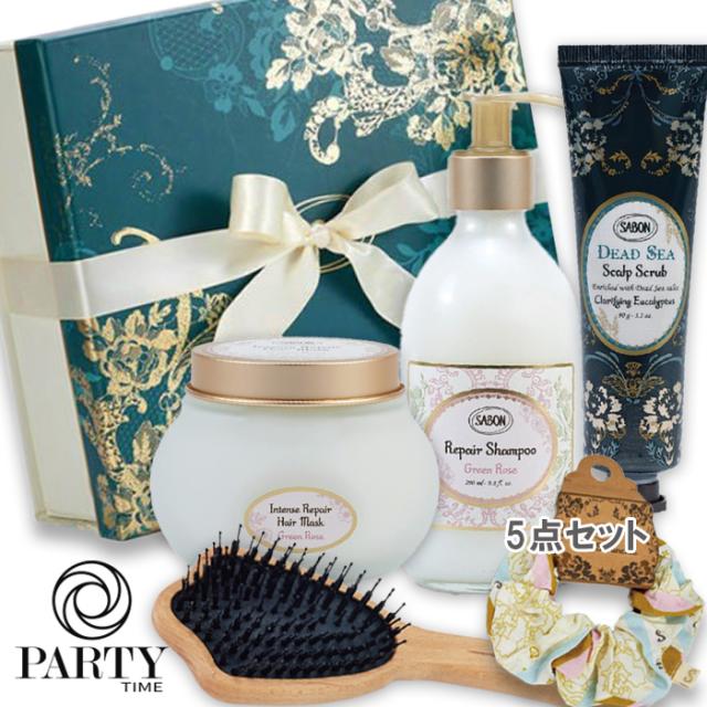 【訳あり】新品未開封 SABON ヘアケアセット グリーンローズ SABON(サボン) ヘアケア リチュアルキット グリーン・ローズ