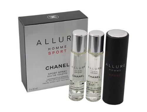 CHANEL (シャネル) ALLURE HOMME SPORT Eau de Toilette Twist and Spray 3x0.7 FL. OZ. アリュール オム スポーツ スポーツスプレイ 20