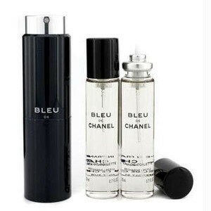 CHANEL (シャネル) BLEU DE CHANEL Eau de Parfum Twist and Spray 3x0.7 FL. OZ. ブルー ドゥ シャネル オードゥ パルファム トラベル