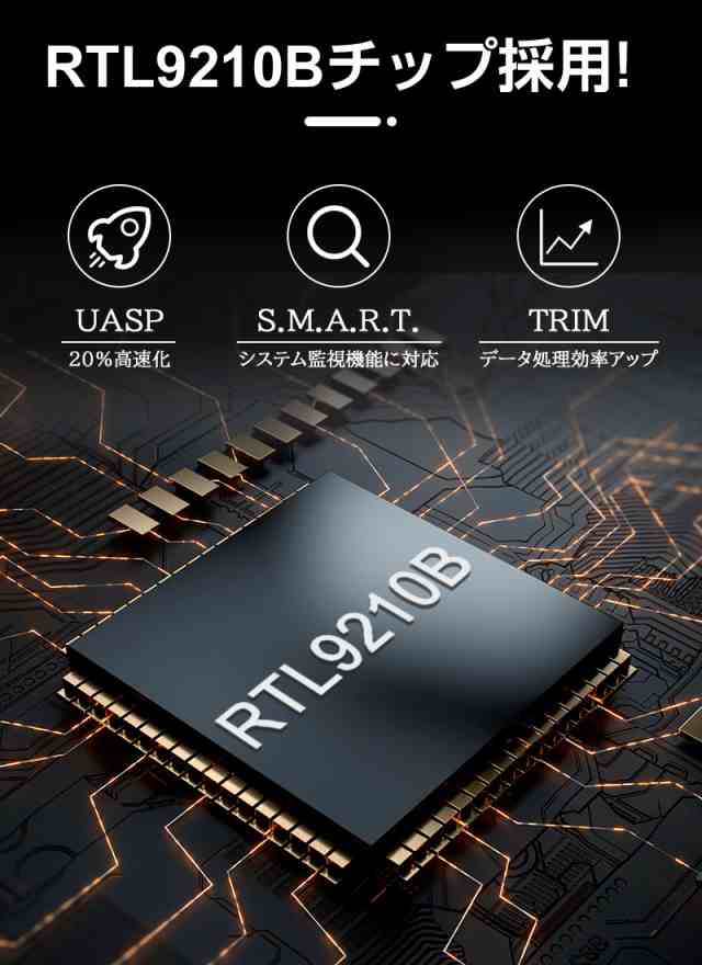 12338125mm対応OSJNH M.2 SSD 外付けケース NVMe/SATA両対応 USB 3.2