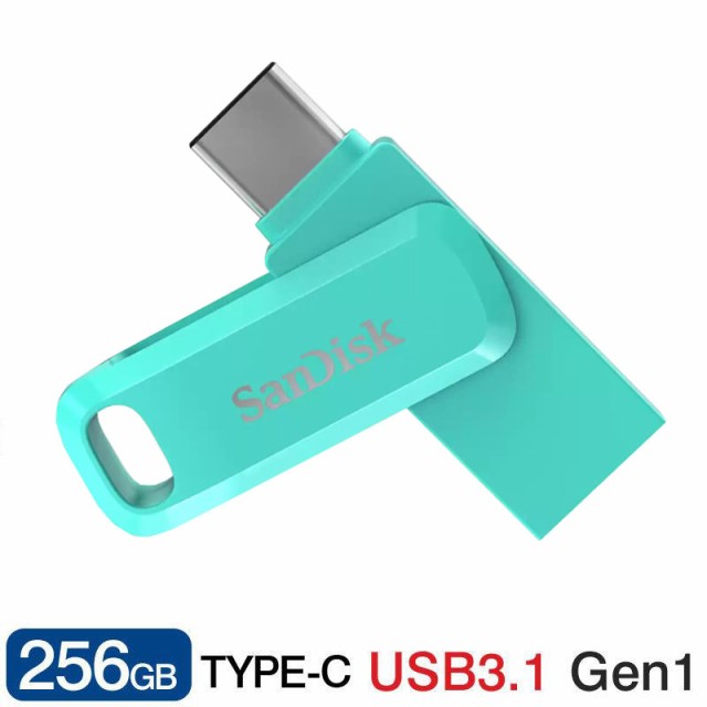 USBメモリ 256GB SanDisk サンディスク USB3.1 Gen1 USB-A/Type-C 両