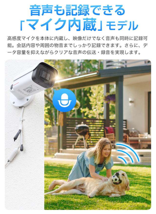 5MP AI搭載 バレット型防犯カメラ 高精細監視 人体検知 スマート分析 屋外対応 IP67 1TOPS ターゲット検知 120dB WDR PoE給電 並行輸入品 3年保証 宅配便_10