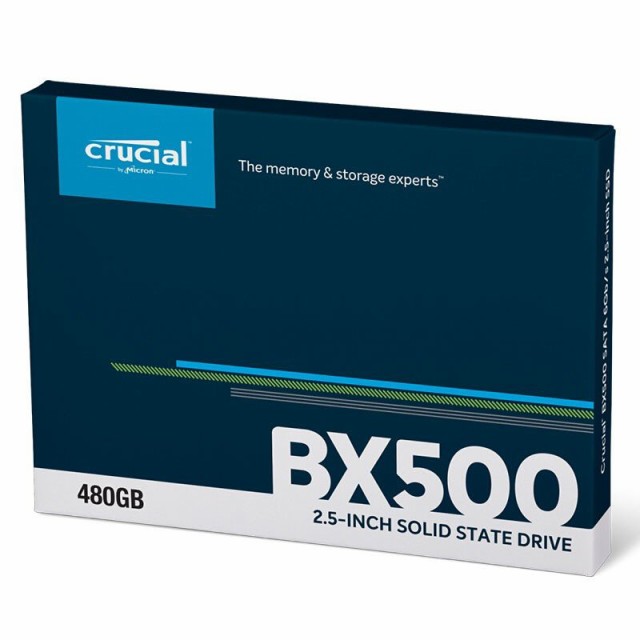 Crucial クルーシャル SSD 480GB BX500 SATA3 内蔵 2.5インチ 7mm