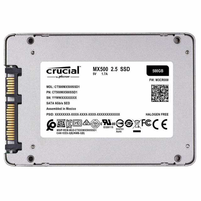 【新品】Crucial 500GB SSD