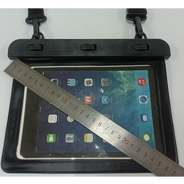 タブレット防水ケース 8インチ対応 ネックストラップ付き タブレット