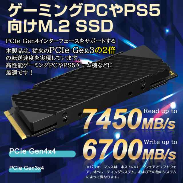 SABRENT M.2 SSD用ヒートシンク PS5対応 未使用