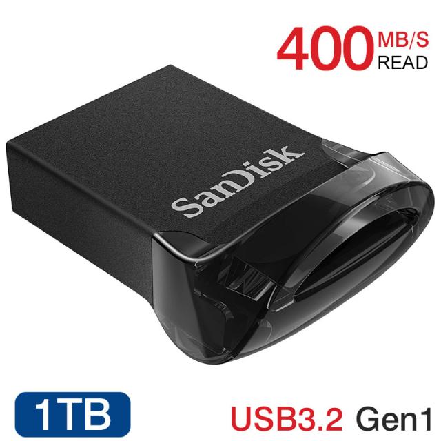 SanDisk USBメモリ 1TB Ultra Fit USB 3.2 Gen 1対応 高速400MB/s 超小型 SDCZ430-1T00-G46海外向けパッケージ品 ポイント消化の通販は