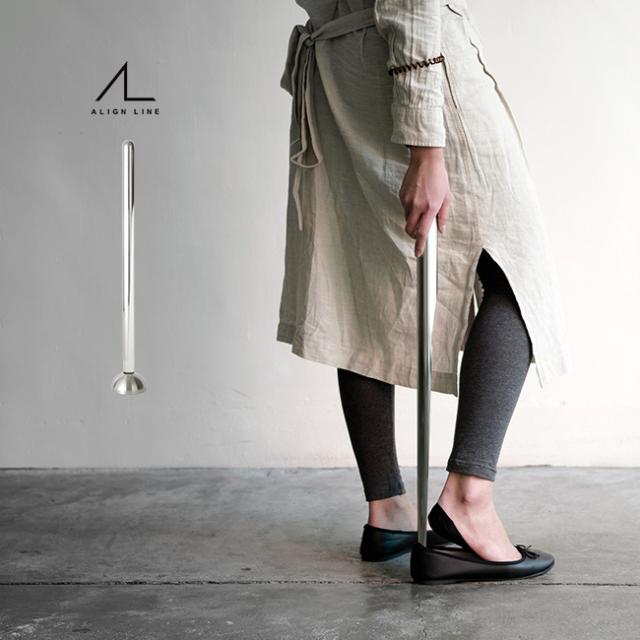 ALIGN LINE SHOE HORN 靴べら アクリルタイプ(靴ベラ ロング おしゃれ スタンド 立て 付き スタイリッシュ 玄関 自宅 オフィス インテリア 贈り物 ギフト 男性 女性 新築 改築 くつべら 高級)