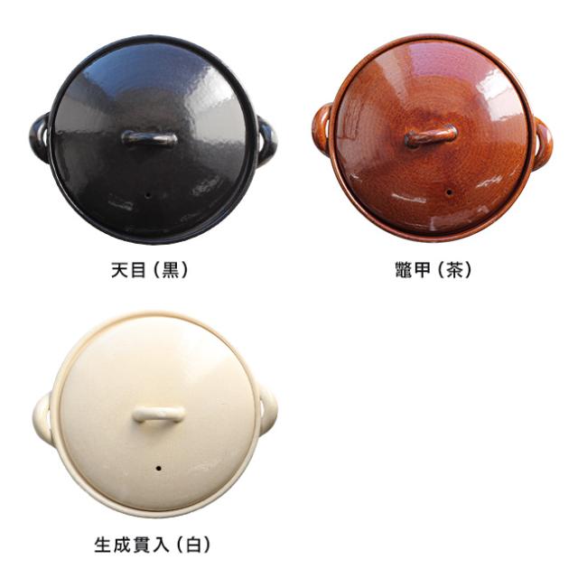 4th-market 安具楽 アグラ9号鍋(4th market 萬古焼 土鍋 9号 3〜4人 サイズ ガス 日本製 耐熱陶器 和モダン 和風 おしゃれ 遠赤外線 保温力 鍋料理 御飯 ご飯 炊飯 ごはん 白米 玄米)【F】_1