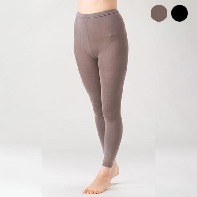 日の出絹織 シルクのびのび 10分丈 スパッツ(レディース レギンス