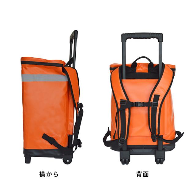 EX.48 防災バッグ TANAKA防災士ブラザーズモデル プレミアムM 1人用(非常用持ち出し袋 キャリー リュック 災害備蓄 セット 非常持出袋 キャリーケース リュックサック 地震 台風 豪雨 災害 防災リュック EX48) 1-2W