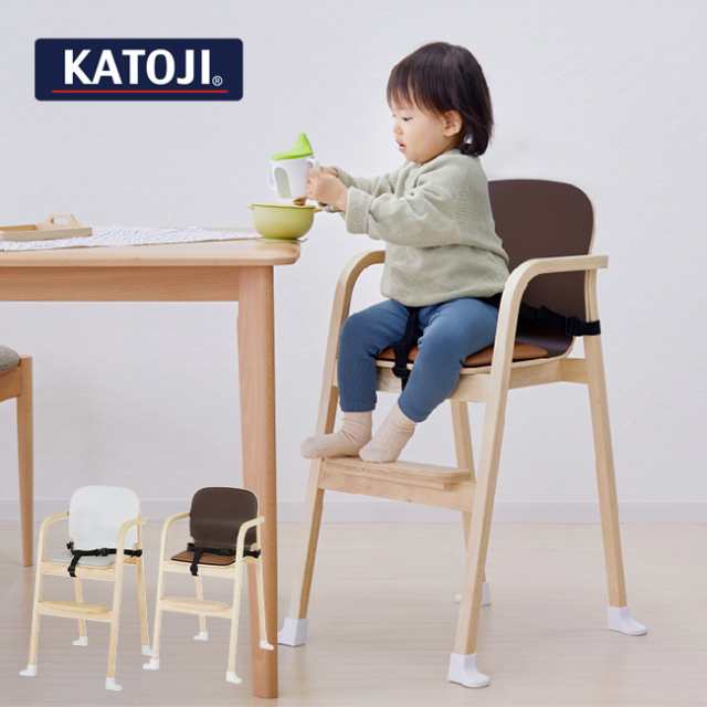 KATOJI カトージ レストランハイチェア ベルト付き MELLOW(ハイチェア ...