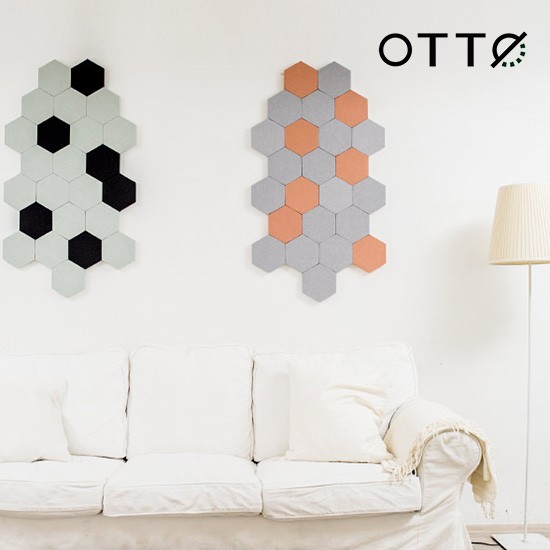 Qon Pet Otto ヘキサゴン Wall Deco 防音 吸音 インテリア 壁紙 装飾 貼って剥がせる はがせる の通販はau Pay マーケット キレイスポット