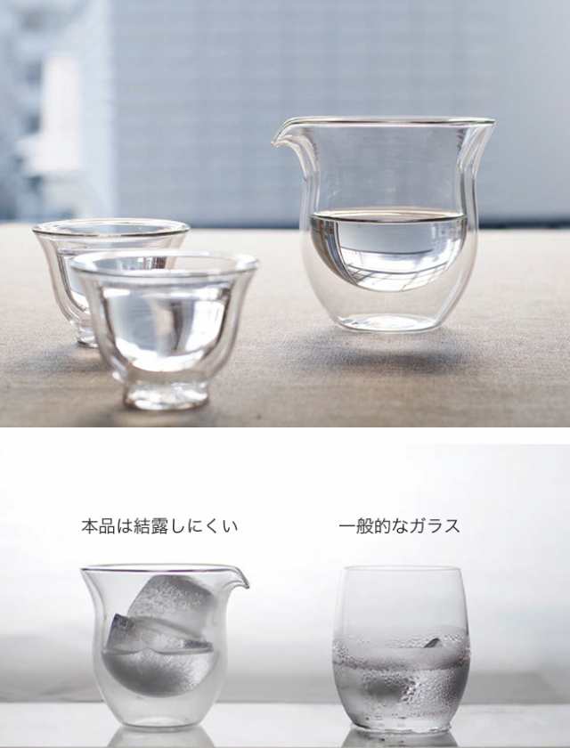 Kiyo きよ ダブルウォール 片口 おちょこ2個セット 酒器セット 酒器 片口 ペア おちょこ かわいい お猪口 おしゃれ 熱燗 F の通販はau Pay マーケット キレイスポット